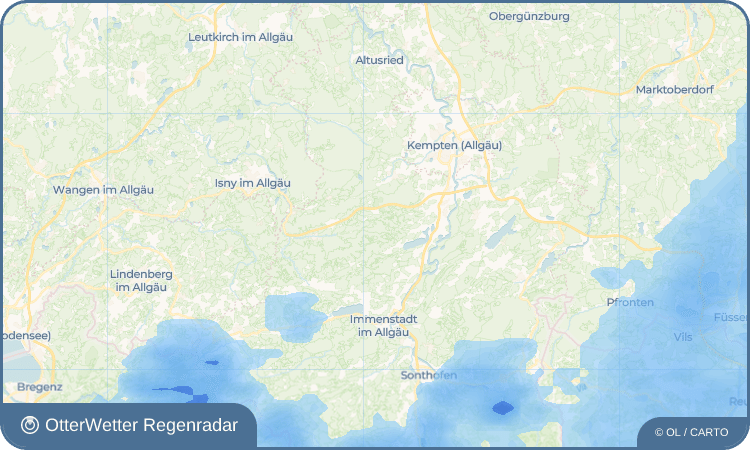 OtterWetter Regenradar-Widget Ettensberg