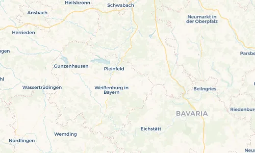 Regenradar Vorschaubild - Aktuelle Niederschläge in Ettenstatt und Umgebung