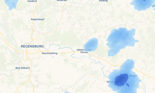 Regenradar Vorschaubild - Aktuelle Niederschläge in Ettersdorf und Umgebung