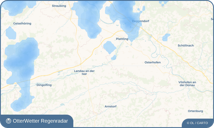 OtterWetter Regenradar-Widget Ettling