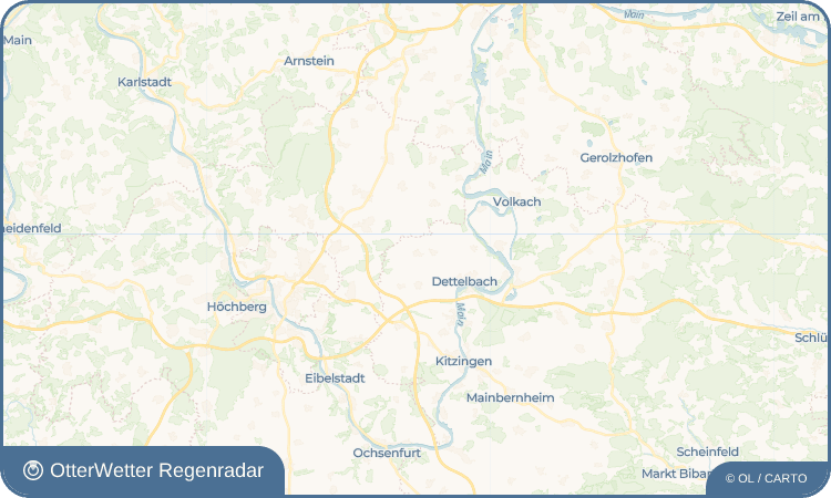 OtterWetter Regenradar-Widget Euerfeld