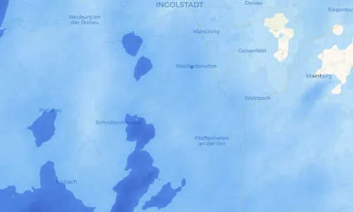 Regenradar Vorschaubild - Aktuelle Niederschläge in Eulenried und Umgebung