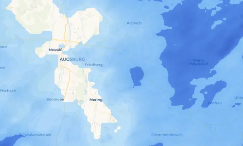 Regenradar Vorschaubild - Aktuelle Niederschläge in Eurasburg (Schwaben) und Umgebung