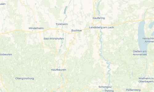 Regenradar Vorschaubild - Aktuelle Niederschläge in Eurishofen und Umgebung