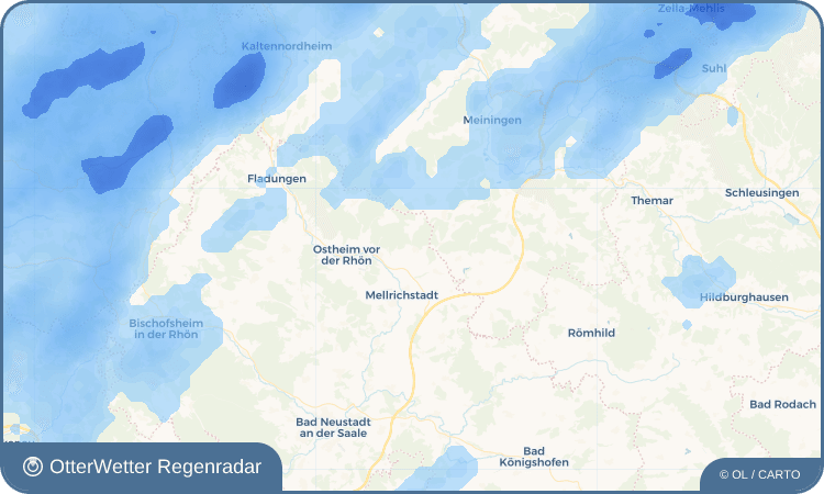 OtterWetter Regenradar-Widget Eußenhausen
