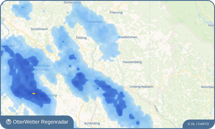 OtterWetter Regenradar-Widget Euzersdorf
