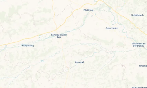 Regenradar-Vorschau: aktuelle Niederschläge in Exing und Umgebung