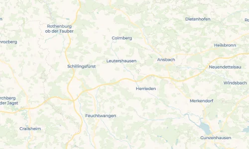 Regenradar Vorschaubild - Aktuelle Niederschläge in Eyerlohe und Umgebung