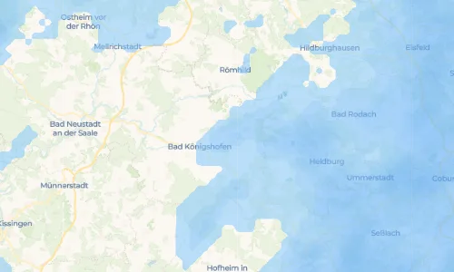 Regenradar-Vorschau: aktuelle Niederschläge in Eyershausen und Umgebung