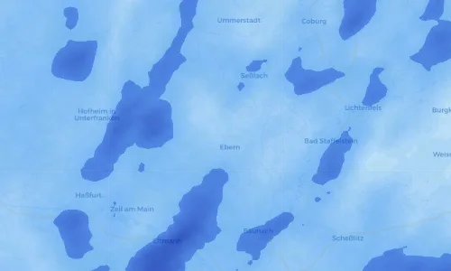 Regenradar Vorschaubild - Aktuelle Niederschläge in Eyrichshof und Umgebung