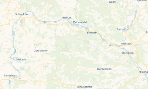 Regenradar Vorschaubild - Aktuelle Niederschläge in Fabrikschleichach und Umgebung