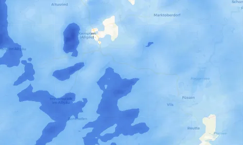 Regenradar Vorschaubild - Aktuelle Niederschläge in Faistenoy und Umgebung