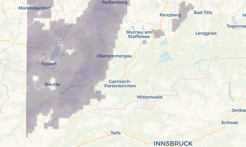 Regenradar Vorschaubild - Aktuelle Niederschläge in Farchant und Umgebung