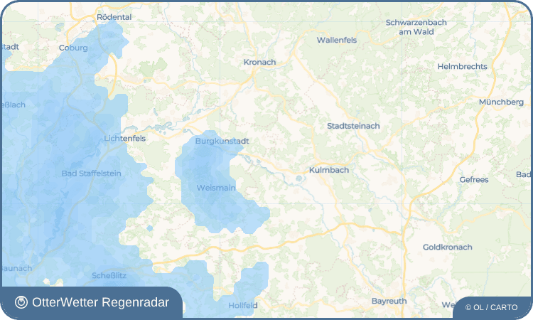 OtterWetter Regenradar-Widget Fassoldshof