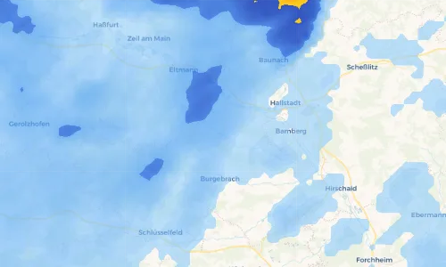Regenradar Vorschaubild - Aktuelle Niederschläge in Feigendorf und Umgebung
