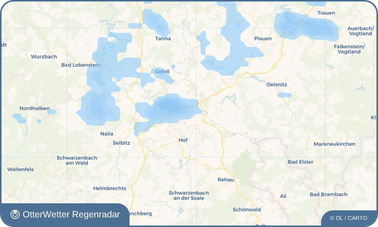OtterWetter Regenradar-Widget Feilitzsch