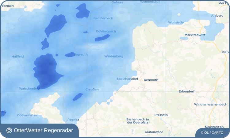 Widget-Vorschau für Fenkensees Wetter-Widget-Vorschau mit Vorhersagedaten für Fenkensees