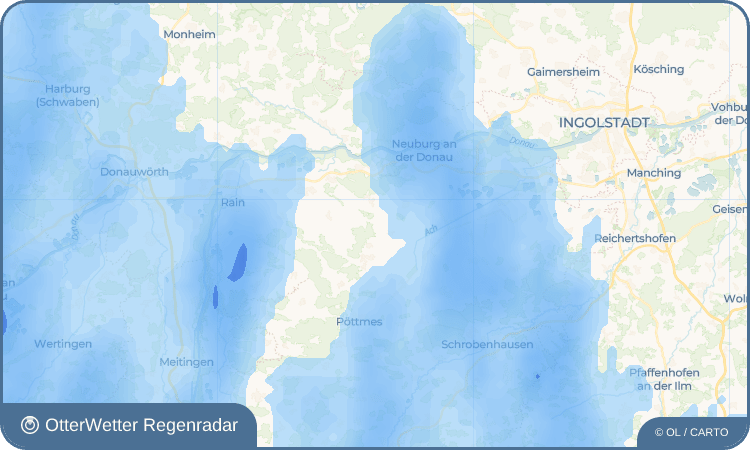 OtterWetter Regenradar-Widget Fernmittenhausen