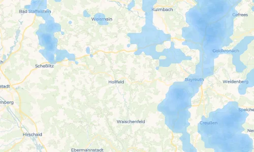 Regenradar Vorschaubild - Aktuelle Niederschläge in Fernreuth und Umgebung