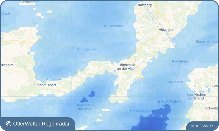 Wetter-Widget-Vorschau mit Vorhersagedaten für Fetzelhofen