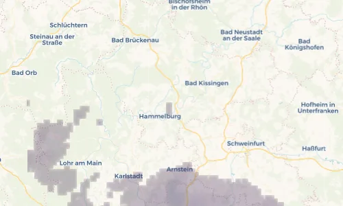 Regenradar Vorschaubild - Aktuelle Niederschläge in Feuerthal und Umgebung