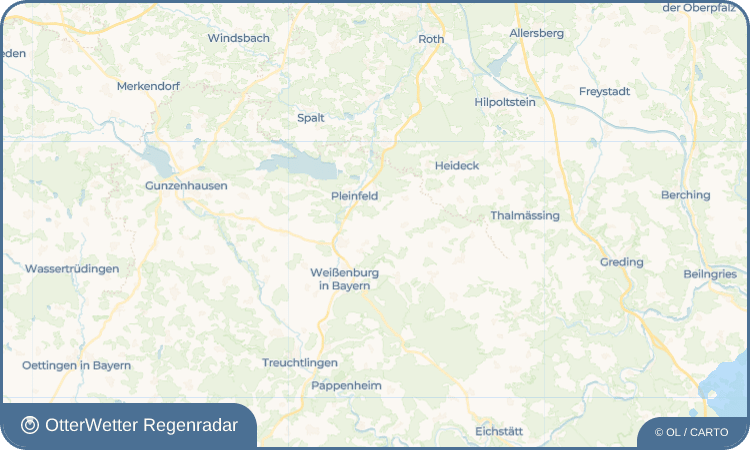 OtterWetter Regenradar-Widget Fiegenstall