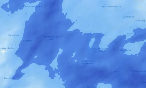 Regenradar Vorschaubild - Aktuelle Niederschläge in Finning und Umgebung