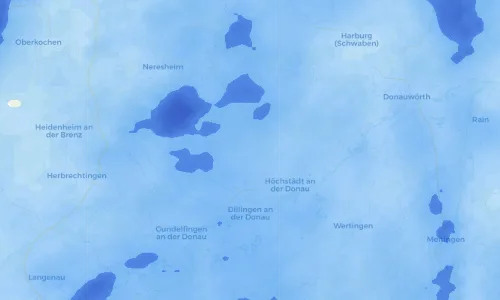 Regenradar Vorschaubild - Aktuelle Niederschläge in Finningen und Umgebung