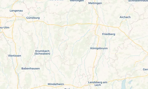 Regenradar Vorschaubild - Aktuelle Niederschläge in Fischach und Umgebung