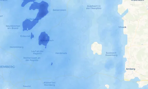 Regenradar Vorschaubild - Aktuelle Niederschläge in Fischbrunn und Umgebung