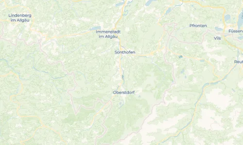 Regenradar Vorschaubild - Aktuelle Niederschläge in Fischen im Allgäu und Umgebung