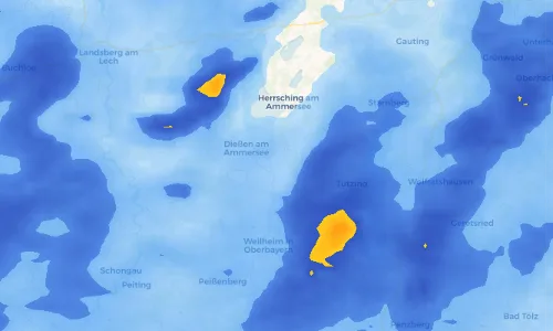 Regenradar Vorschaubild - Aktuelle Niederschläge in Fischen und Umgebung