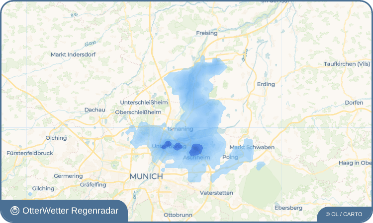 OtterWetter Regenradar-Widget Fischerhäuser