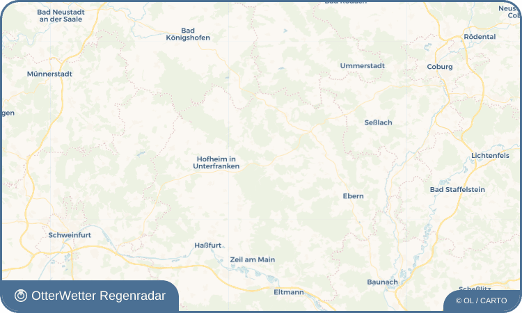 OtterWetter Regenradar-Widget Fitzendorf