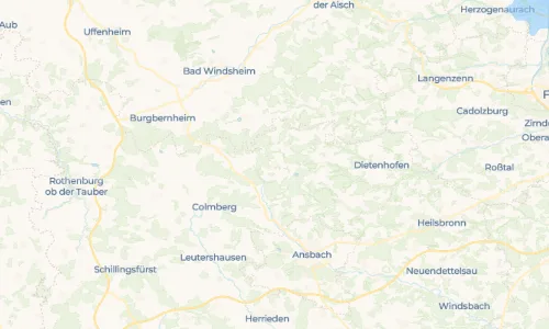 Regenradar Vorschaubild - Aktuelle Niederschläge in Flachslanden und Umgebung