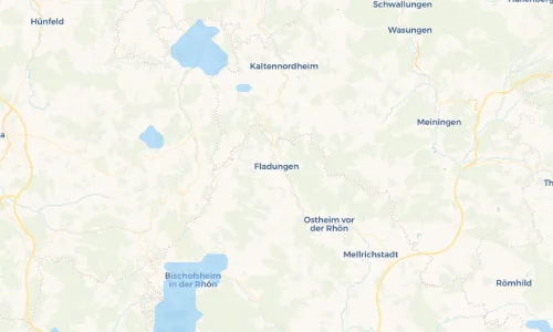 Regenradar Vorschaubild - Aktuelle Niederschläge in Fladungen und Umgebung