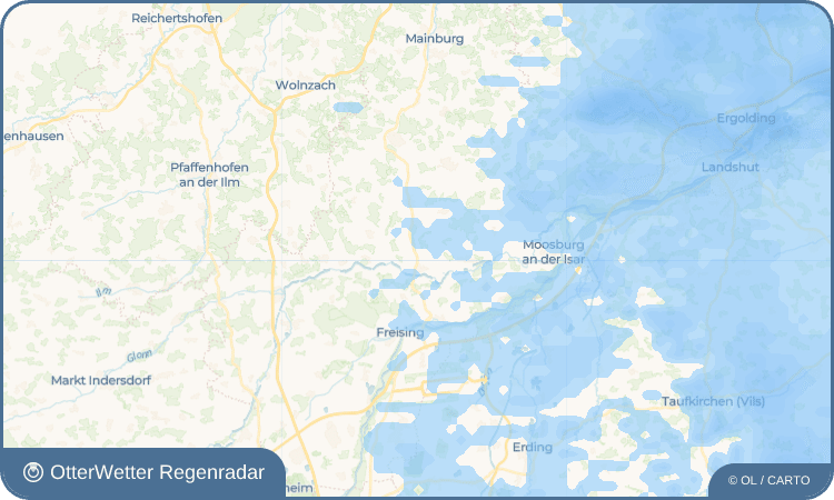 OtterWetter Regenradar-Widget Flitzing