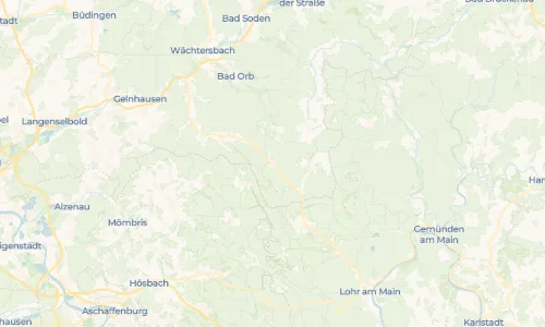 Regenradar Flörsbach: aktuelle Niederschläge in Flörsbach und Umgebung, Stand 30. Oktober 2026 um 23:40 Uhr