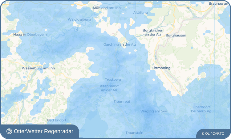 OtterWetter Regenradar-Widget Förgenthal