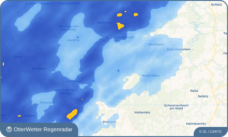 Wetter-Widget-Vorschau mit Vorhersagedaten für Förtschendorf
