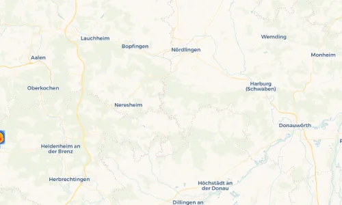 Regenradar Vorschaubild - Aktuelle Niederschläge in Forheim und Umgebung