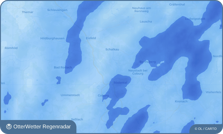 OtterWetter Regenradar-Widget Fornbach