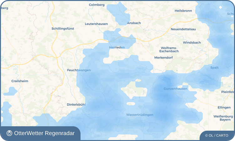 OtterWetter Regenradar-Widget Forndorf