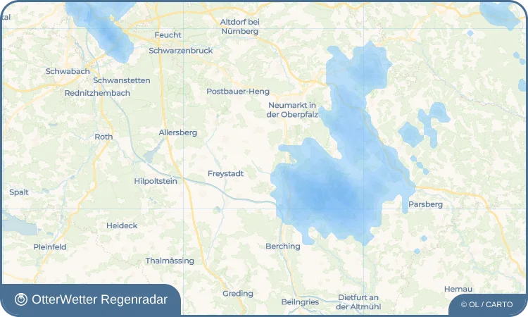 Wetter-Widget-Vorschau mit Vorhersagedaten für Forst