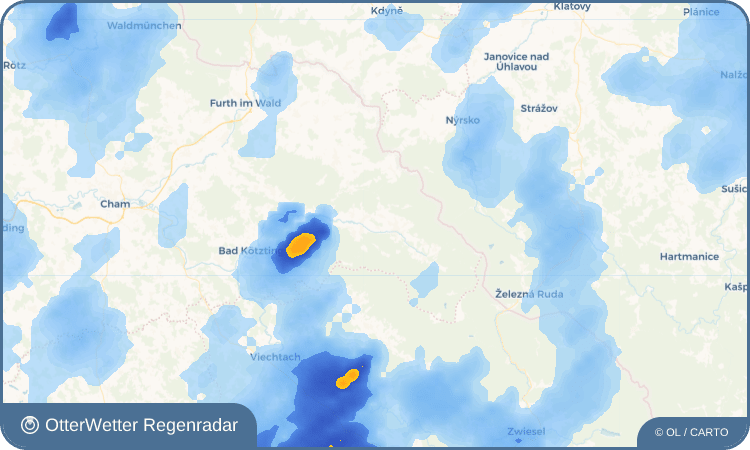 Wetter-Widget-Vorschau mit Vorhersagedaten für Frahels