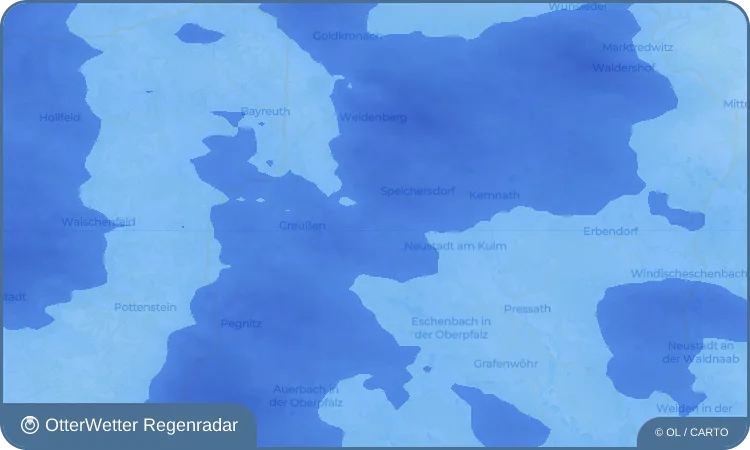 Wetter-Widget-Vorschau mit Vorhersagedaten für Frankenberg