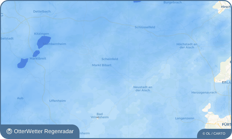 Wetter-Widget-Vorschau mit Vorhersagedaten für Frankenfeld
