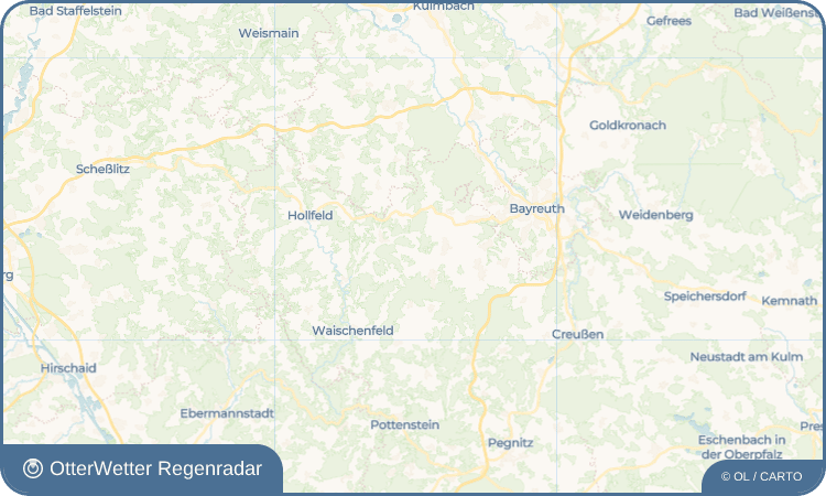 OtterWetter Regenradar-Widget Frankenhaag