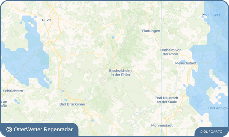 OtterWetter Regenradar-Widget Frankenheim