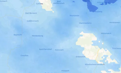 Regenradar Vorschaubild - Aktuelle Niederschläge in Frankenreuth und Umgebung